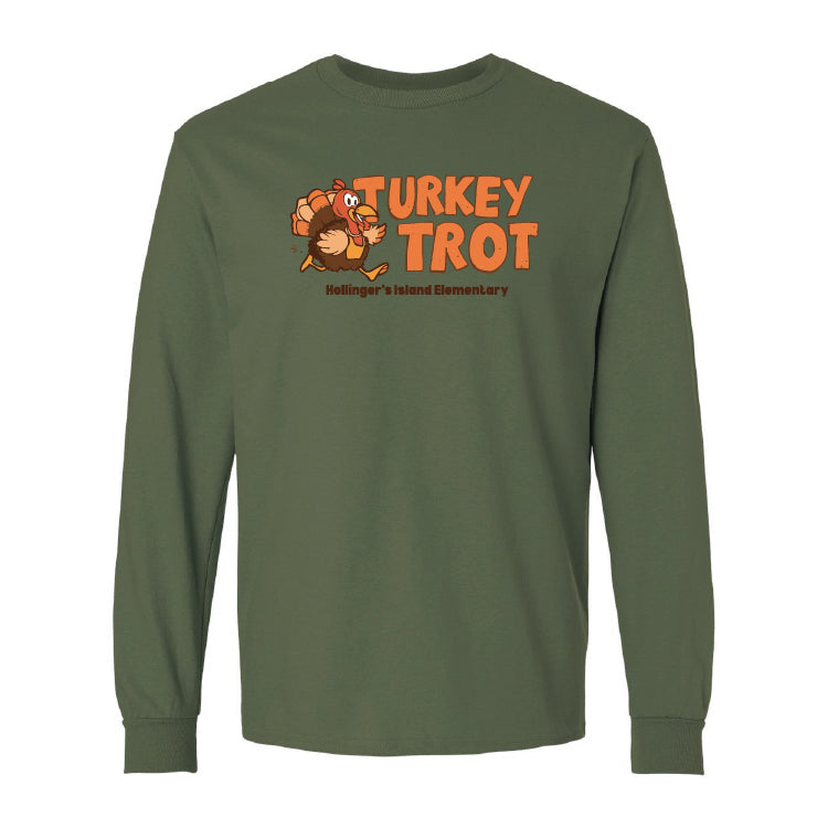 Turkey Trot Run Long Sleeve T-Shirt