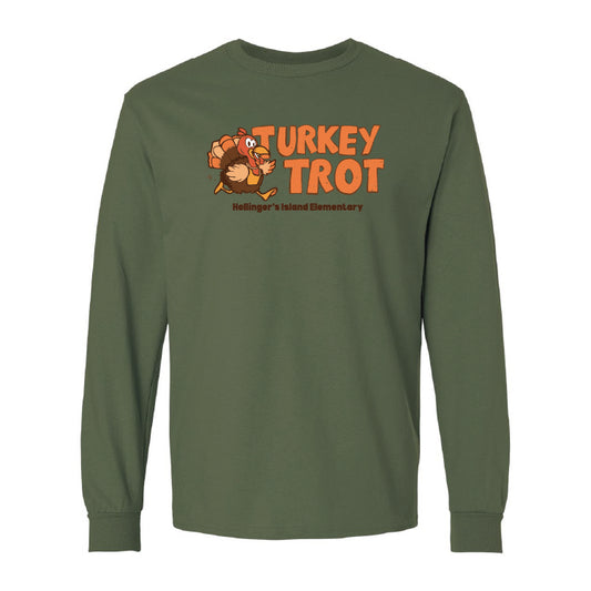 Turkey Trot Run Long Sleeve T-Shirt