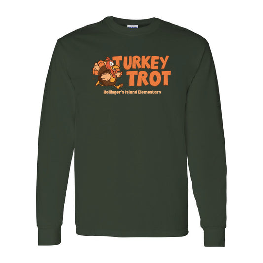 Turkey Trot Run Long Sleeve T-Shirt